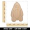Sweet Yeti Abominable Snowman Unfinished Craft Wood Holiday Christmas Tree DIY Pre-Drilled Ornament